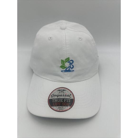 Imperial Other - IMPERIAL TRUE FIT UPF 50+ Cap Hat White Celebrity Greens GOLF CLUB Adjustable